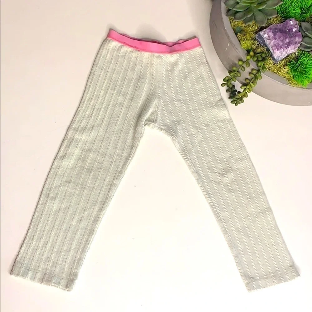 Tucker Tate cable knit stone tight legging girls Sz 4